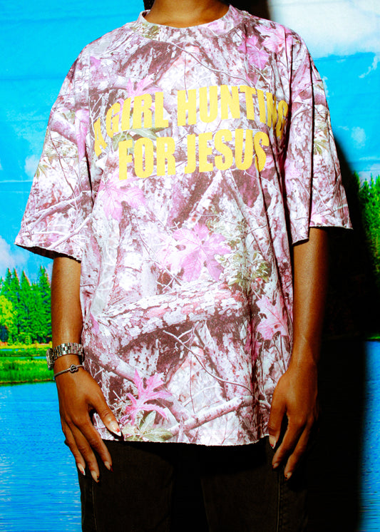 Hunting For Jesus Pink Women's Shirt